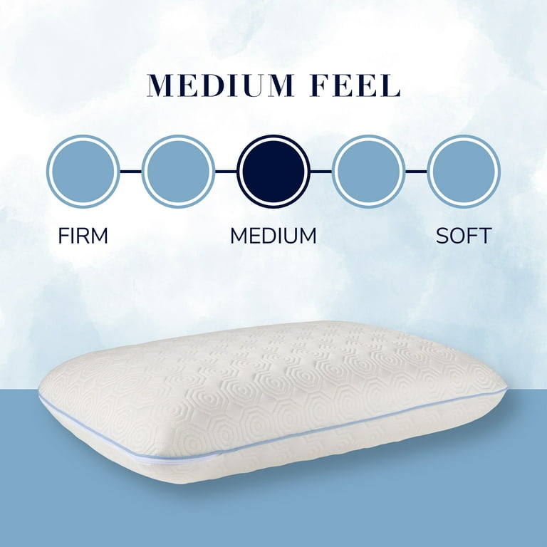 Stearns and Foster Cooling Memory Foam Bed Pillows 2 Pack Standard Adult F01 00880 ST0