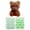 Green, variant on 4 Cavity Bear Ice Cube Tray Mold,Easy Release Flexible Large Craft Ice Trays,Non-Stick Cute Bear Ice Molds For Juice Ice Tea Beverage,Ice Maker for Freezer,Gifts for Bear Lovers Women Men