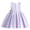 Purple, variant on Dresses for Girls Bow Detail Sleeveless Crewneck Party Evening Dress Elegant Adorable Special Kids Overall Dress Size 100