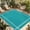Teal, variant on Indoor Outdoor Area Rugs,Birds Silhouette on Rustic Branches Washable Patio Rug Non-slip Quick Dry Camping Rugs,Blue Bird Animal on White Floor Carpet for Porch Deck Backyard RV Decor,4x6ft