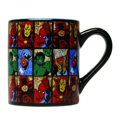 

Avengers 809374 14 oz Avengers Vintage Panels Mug
