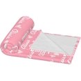 thumbnail image 5 of Personalised Name Custom Thin Blanket for Baby Kids Youth Teenager Adult Anti-pilling Flannel Text Initials Monogram Gifts Customised Throws Blankets For Best Friends Couple Birthday Gift, 5 of 6