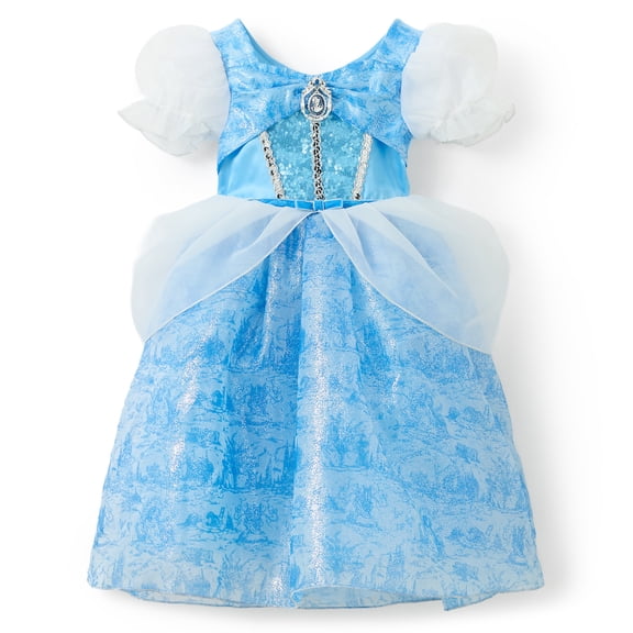Disney Store Official Princess Cinderella Halloween Costume for Kids - Role Play Outfit for Pretend Play - Disney Princess Dresses for Girls - Cinderella Costume - Size 3