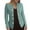 Green, variant on ShiShine Women's Double Breasted Slim Fit Blazers Notch Lapel Work Office Suits Casual Open Front Blazer