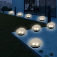 thumbnail image 3 of Solar Glass Garden Pebbles, Rock Lamp Outdoor Waterproof for Yard Patio Step Lights and Table Decor, 3 of 6