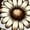 Vivid White, variant on Teddy Bear With Daisy Women's Black Crew Neck Short Sleeve Crop Tee-Medium