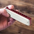 thumbnail image 1 of Organiseur Professionnel, Harmonica Bleu Résistant à la Corrosion, pour Débutants Professionnels de la Performance Musicale Rouge, 1 of 7