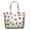 White-25, variant on Cherry Print Large Capacity Tote Bag - Lightweight Travel Weekender with Zipper Closure & Interior Pockets for Women, Cute Fruit Aesthetic Carry-On Bag