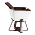 thumbnail image 2 of Taza para fondue, olla caliente para dulces, derretidor de chocolate, taza para café, calentador de fondue, calentador de para fiesta de cuadrado, 2 of 7