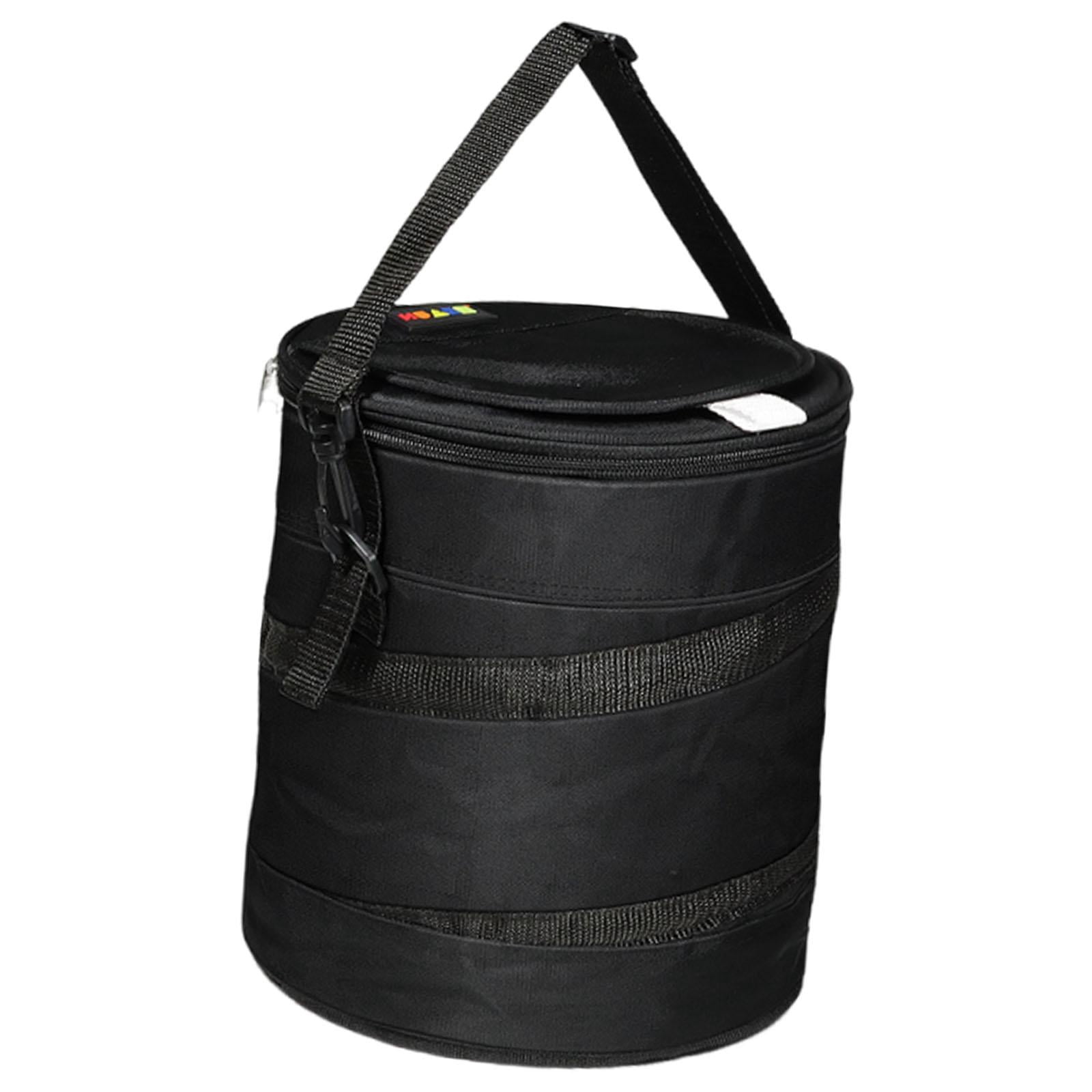 koolsoo Golf Bag Oxford Cloth Waterproof Foldable Detachable Shoulder Strap Accessory Black for Travel Fishing Outdoor Camping
