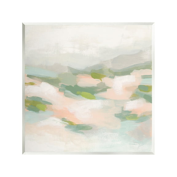 Stupell Industries Pastel Nature Landscape Abstract Painting Unframed Art Print Wall Art, 12 x 12