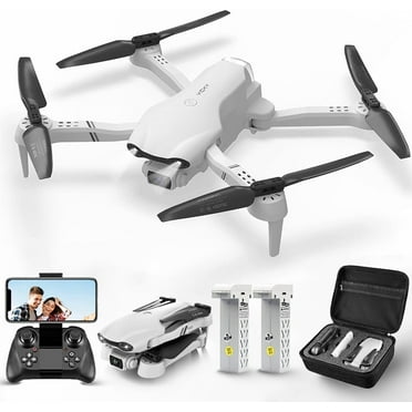 4DRC F10-1080P Wifi FPV Drone with 1080P HD Camera, Headless Mode/3D Flips, RC Quadcopter for Beginners Silver white