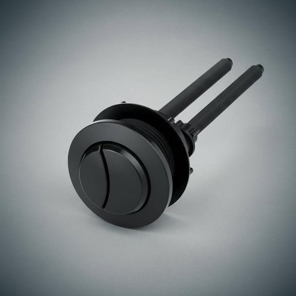 Toilet Flush Button Replacement Dual Flush Button with Two Rods Easy Installation Durable Bathroom Parts Upgrade Toilet Accessories