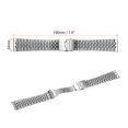 thumbnail image 2 of Correa de reloj de malla de acero inoxidable Uxcell de 24 mm, correa de metal universal con liberación rápida, cierre de doble bloqueo, bandas de reemplazo para hombres y mujeres., 2 of 7