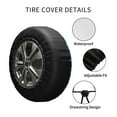 thumbnail image 6 of Kll Airplanes In The Sky Tire Cover,Universal Wheel Tire Cover For Trailer, Rv, Suv, Truck,Camper And Many Vehicle,(15 Inch), 6 of 8