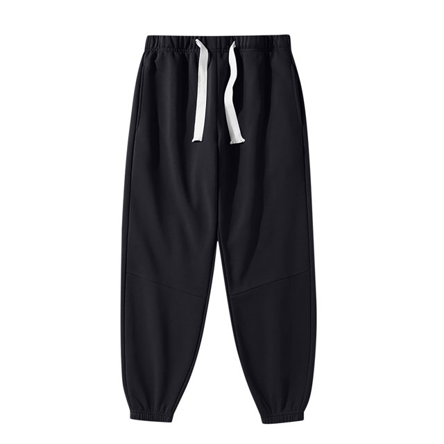 Mlzmgr Mens Pants Elastic Waist Drawstring Pajama Pants Joggers Solid Color Lounge Sleep Wear Pants