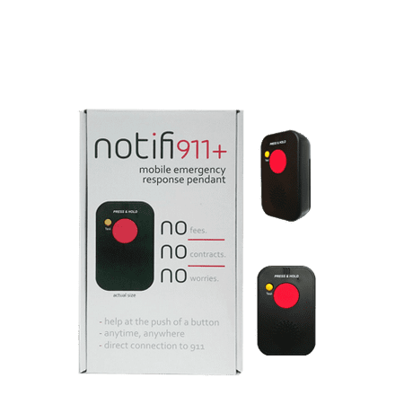 Notifi911+ Mobile Medical Alert Pendant (Best Senior Alert Systems)