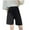 Black, variant on Taqqpue Women's Materntiy Denim Shorts Over The Belly Comfy Stretch Bermuda Jean Shorts Comfy Summer Solid Color Pregnancy Shorts