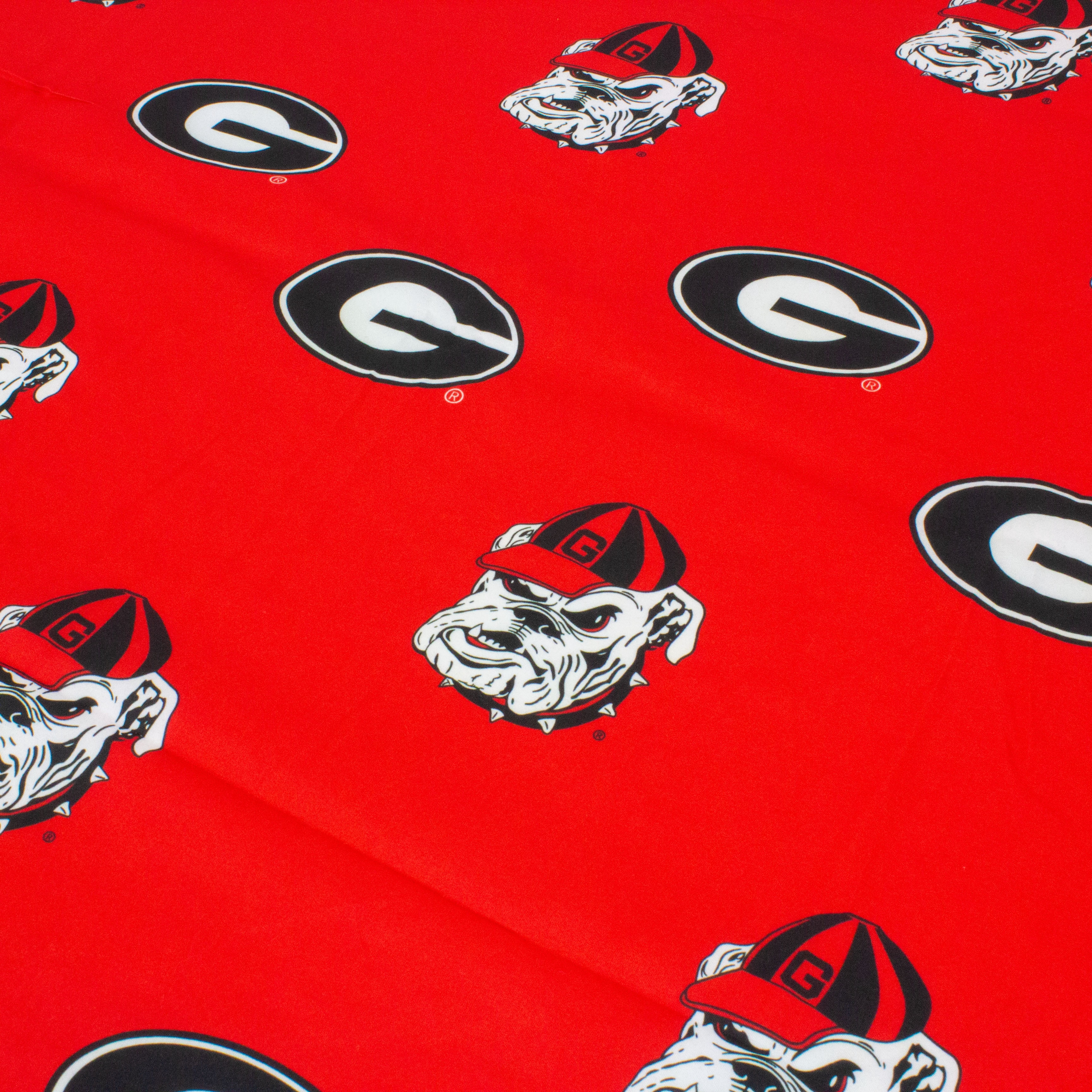 College Covers Georgia Bulldogs Tailgate Fitted Tablecloth, 72" x 30", 6 ft Table Cover