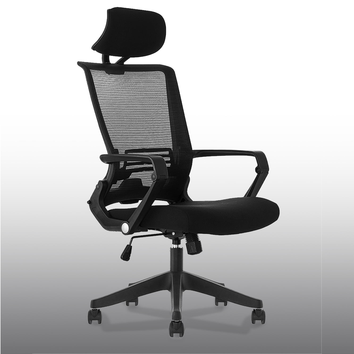 Howarmer Foldable Ergonomic Office Chair, Black Computer Desk Chair