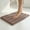 Brown, variant on Bathroom Rug, Soft Absorbent Bathroom Mat and Bath Mat, Premium Microfiber Shag Bath Rug Machine Washable ,Beige 17" x 24"