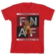 thumbnail image 3 of Five Nights at Freddy's Youth Red Graphic Tee-XS, 3 of 6