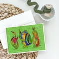 thumbnail image 2 of Tropical Fish on Green Greeting Cards and Envelopes Pack of 8, 2 of 2