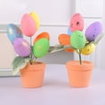 thumbnail image 6 of Easter Egg Table Tree, Easter Tree Tabletop Decor, 9 inch Colorful Easter Egg Tree Potted Plant Table Centerpiece Decorative for Home Office Easter Party, 6 of 9