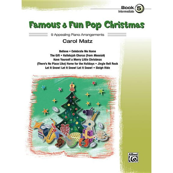 Famous & Fun: Famous & Fun Pop Christmas, Bk 5: 9 Appealing Piano Arrangements (Paperback)