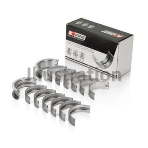 King Bearings MB 798AM Crankshaft Main Bearings for BMW M20B20-23-25-27, M50B25, M52B20-25-28 Fits select: 2000 BMW Z3, 1998-2000 BMW 323