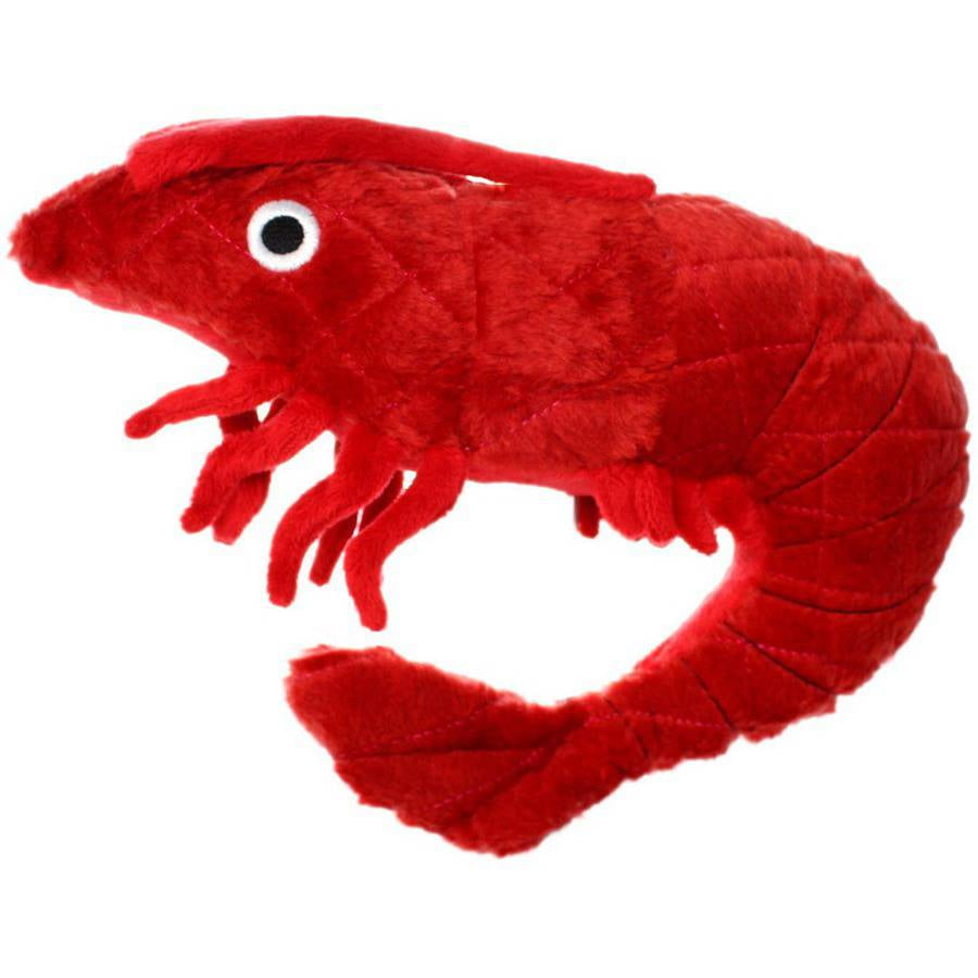 VIP Products Mighty Ocean Prawn Dog Toy, Multicolor