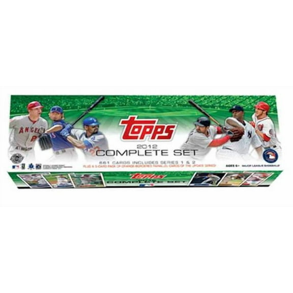 MLB 2012 Topps Baseball Cards Both Series 1 & Series 2 Complete Set (Hobby Edition)