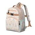 thumbnail image 2 of Minimalist Princess Pattern Backpack for School,Cute School Bag,Schoolbag with Adjustable Shoulder Straps & Padded Back,15.25"x11.5"x5.25", 2 of 5
