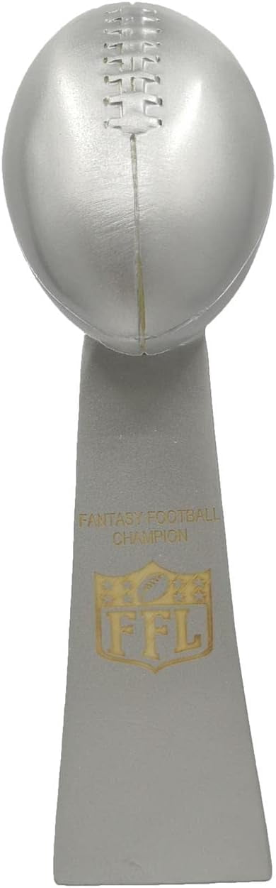 Fantasy Football Champion Trophy - 9 Inch Resin Lombardi Style Replica - FFL Champion Award for Fantasy Football Leagues