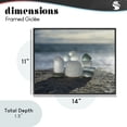 thumbnail image 4 of Stupell Industries Rustic Lodge Balancing Sea Glass Pebbles Black Framed Giclee Art, 14 x 11, by LMarie Allen, 4 of 8