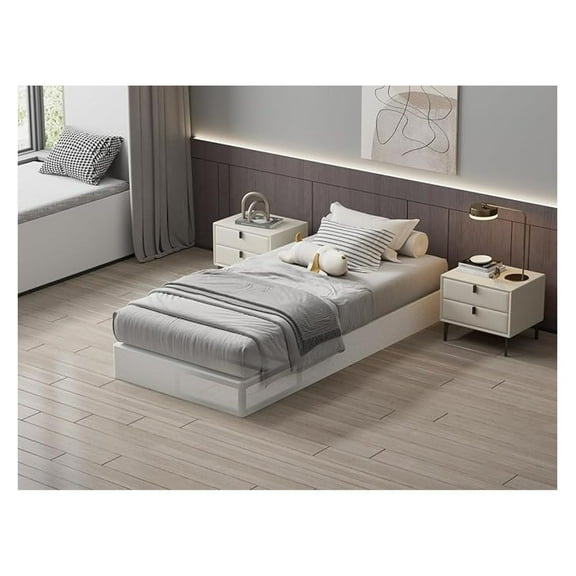 Twin-Box-Spring, 9 Inch High Profile Black Heavy Duty Metal Mattress Foundation, Box Spring with Fabric Cove, Easy Assembly, Non Slip, Noise Free