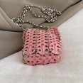 thumbnail image 5 of Jiibva Mini Handwoven Crossbody Bag Metallic Sequins Chain Strap Lipstick Case For Women Unique Evening Party Casual Day Purse, 5 of 7