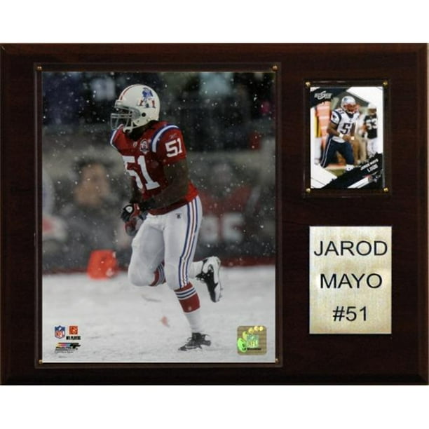 C & I Collectables 1215JMAYO NFL Jerod Mayo New England Patriots Player Plaque
