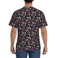 thumbnail image 2 of Rocae Daisies Flowers for Men's Moisture-Wicking Crew Tee - T-Shirt for Sports, Outdoor Activities, and Casual WearMedium, 2 of 9