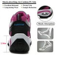 thumbnail image 5 of Stepedia Women's Hiking Shoes Athletic Anti-Slip Trekking Climbing Sneakers Walking Shoes with Arch Support, Rose, 5 of 6