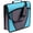 Teal, variant on Case-it The Mighty Zip Tab Zipper Binder - 3 inch O-Rings - 5 Color Tab Expanding File Folder - Multiple Pockets - 600 Sheet Capacity - Comes with Shoulder Strap - Canopy Green D-146