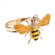 thumbnail image 4 of 36 Uds., Servilleta de Metal con Diseño de Abeja Amarilla, Anillo de Toalla, Hebilla, Servilletero de Abeja, Servilletero para Boda, Fiesta, Vacaciones, Hotel, Decoración de Mesa, 4 of 5