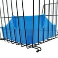 thumbnail image 4 of Caja de arena para conejos, inodoro, bandeja de arena esquinera para conejos, inodoro para mascotas, orinal para conejillos de indias, hámster, conejo, animal pequeño (azul), 4 of 5