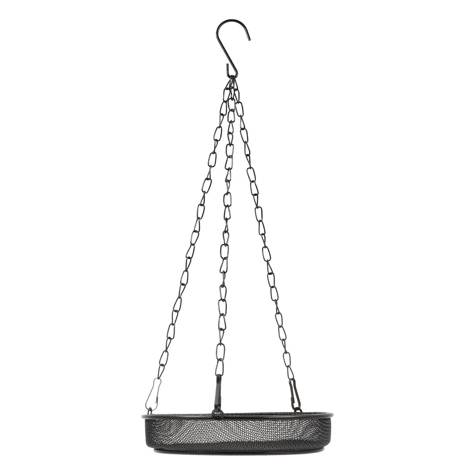 WRISTBIQUE Outdoor Hanging Bird Feeder with Chain Steel for Parrot Canary
