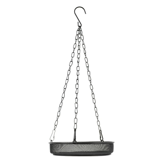 Hanging Bird Feeder Steel Bird Food Holder Outdoor Bird Food Feeder Garden Bird Feeder