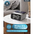 thumbnail image 2 of Despertador Majority Darwin Bluetooth con carga inalámbrica, 2 of 7