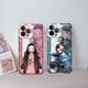 thumbnail image 2 of Fashion Phone Case For iPhone 14 13 11 12 Pro Max Mini X R XS 6 6s 7 8 Plus SE2 SE3 Shockproof Anime Demon Slayer Tokitou Muichirou Clear, 2 of 4