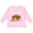 thumbnail image 3 of Inktastic Jesus is the Reason for the Season Christmas Nativity Boys or Girls Long Sleeve Toddler T-Shirt, 3 of 5