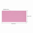 thumbnail image 2 of Uxcell 27.56"x13.78" Desk Mat Protector, PU Leather Dual Side Waterproof Mouse Pad Writing Mat for Office Home, Pink, Purple, 2 of 5