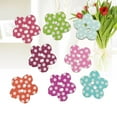 thumbnail image 7 of Raindrops 200Pcs Assorted Color Wood Buttons with Dotted Plum Pattern for Sewing Crafts, 7 of 7